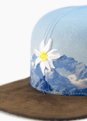 Edelweiß Bergliebe - hellblau (Snapback)